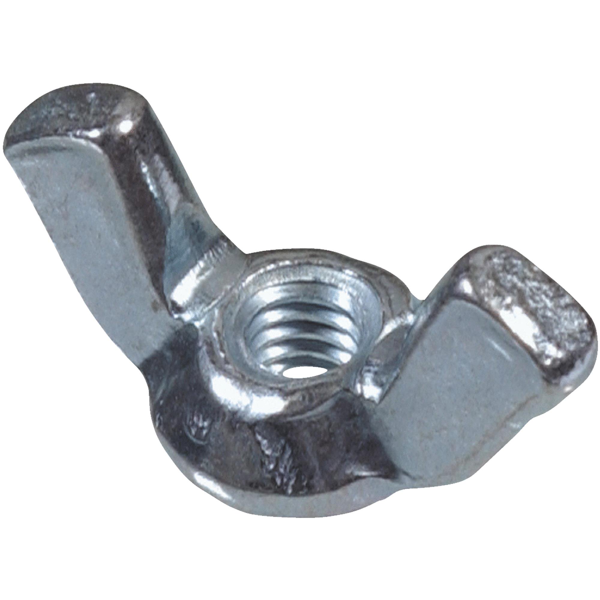 Quantity: 200 #8-32 Wing Nut//Type D//Style 1 //Stamped Steel//Zinc Plated