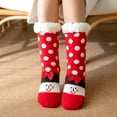 thumbnail image 6 of Noarlalf Socks for Women, Women's Winter Warm Cozy Fuzzy Fleece Slipper Socks Christmas Gift Fuzzy Socks Christmas Socks A One Size, 6 of 6