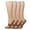 Beige, variant on Hehanda 4 Pairs Outdoor Sports Compression Socks - Stretchy Slim Leg Socks