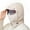 White, variant on shoper Winter Windproof Full Cover Outdoor Riding Mask with Glasses, Winter Essentials Warm Hat with Scarf Balaclava Hat for Cycling, Camping