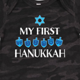 thumbnail image 4 of Inktastic My 1st Hanukkah Dreidels in Blue with Star of David Boys or Girls Baby Bodysuit, 4 of 5