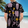 thumbnail image 6 of High Quality Hawaiian Shirts for Men Short Sleeve Aloha Beach Shirt Floral Summer Casual Button Down Shirts Blouses 3P9LE7, 6 of 7