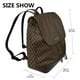thumbnail image 2 of Fotbe Brown Moroccan Trellis Mochila Bolso con Estampado para Mujer, Mochila Antirrobo de Nylon Impermeable, Bolsa Ligera de Hombro, 2 of 4
