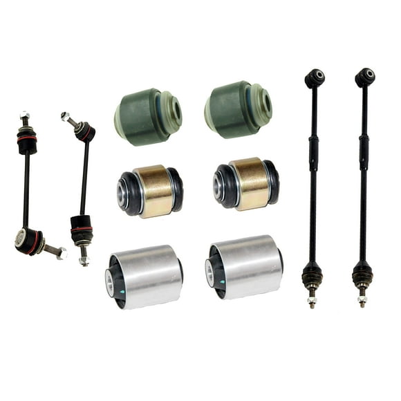 Rear Control Arm Kit for Lincoln LS Fluid Hydrabushes Bushings Tie Torque Rod