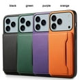 thumbnail image 6 of Multifunctional Phone Case for iPhone 17 Air 16E 16 Pro Max 15 Plus 14 13 12/12pro 11 Card Slot PU Leather Shell Cover, 6 of 8