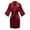 Red, variant on TIMIFIS Women's Short Silky Robes Bridesmaid Bride Party Satin Robes Sleepwear Plus Size Wedding Bridal Party Loungewear Dressing Gowns with 3/4 Sleeve - Spring/Summer