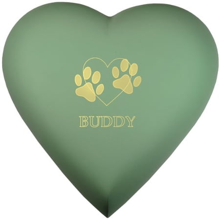 Custom Engraved Brass Pet Urn In Espresso Finish - Holds Ashes For Pets Up To 53 Lbs