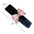 thumbnail image 2 of Warm Plush Bowknot Interior Accessories Car Supplies Safety Belts Auto Seat Belt Car Seatbelt Cover Shoulder Protection COLOR 1, 2 of 8