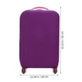 thumbnail image 2 of unbranded 3pcs Elastic Travel Luggage Cover Suitcase Trolley Case Protective Bag Protector for 26-30 Inches (Purple), 2 of 8