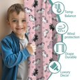 thumbnail image 3 of Blackout Kids Curtains,Pink Cartoon Unicorn Heart Pattern Childrens Insulated Curtains Set Of 2,Bedroom Essentials,Toddler Room Decor 52"x84", 3 of 5