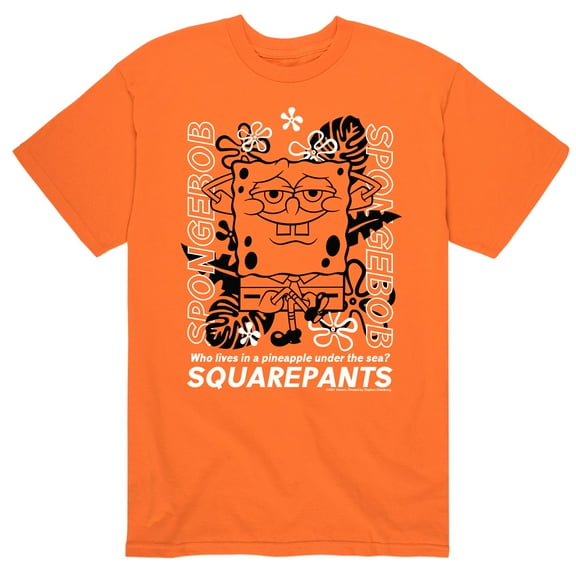 SpongeBob SquarePants - Tropical SpongeBob - Men's Short Sleeve Graphic T-Shirt