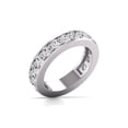 thumbnail image 5 of TimeLe$$ Classics 2 Carat TW Natural Diamond Eternity Band in 14K White Gold (Ring Size 7.5), 5 of 6