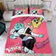 thumbnail image 4 of Gatito de Batalla Conjunto de sábanas temático, trío de piezas, cómodo y amigable con la piel, diseño único, regalo de decoración para el hogar para familiares, amigos y fans, 90 cm * 190 cm, 4 of 6