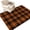 CharcoalBlack,BurntOrange,DarkAmber,Espresso, variant on Area Rugs 3'x5', Burnt Orange Plaid Carpet Runner Indoor Outdoor Rugs Home Decor Aesthetic, Farmhouse Retro Black Checkered Non Slip Mats Washable Accent Rug for Living Room Bedroom