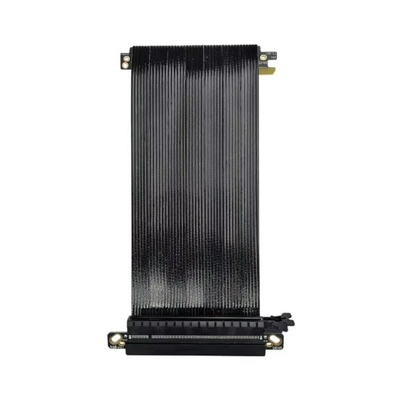 Ultra PCIe 5.0 X16 Riser Cable RTX5080 RTX4090 Silver-Plated Shielded Reverse Vertical Mount for ITX C