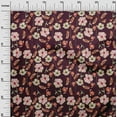 thumbnail image 2 of oneOone Cotton Jersey Wine Fabric Flower Watercolor Craft Project Decor Fabric Print By The Yard 58 Inche Wide, 2 of 4
