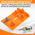 thumbnail image 4 of Herramienta para cortar botellas de vidrio, cortador de vino, máquina de corte de botellas de vidrio ajustable, herramientas de decoración B, 4 of 4