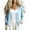 Light Blue, variant on Cardigan For Women Trendy Lightweight Ice Silk Knit Cardigan Thin V-Neck Button Down Sun Sweaters Tops Protection Air Conditioning Cardigan With Pockets 2XL Pink