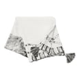 thumbnail image 2 of Fox in Forest Grayscale Printed 100% Cotton Throw Blanket w/ Tassels 50" x 60", 2 of 5