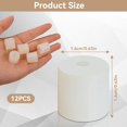 thumbnail image 4 of HUGFEG 12 Pcs 3D Printer Heatbed Leveling Parts, 16mm Silicone Solid Column 3D Printer Heat Bed Leveling Parts Heat Resistant Buffer Leveling Spring Replacement Part for Ender 3 Pro/CR-10 UA824-3756, 4 of 6