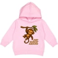 thumbnail image 2 of Inktastic Cute Monkey Just Hangin' Around Illustration Toddler Hoodie, 2 of 4