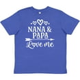 thumbnail image 3 of Inktastic Nana Papa Love Me Grandkids Youth T-Shirt, 3 of 5