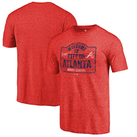 Atlanta Braves Welcome to Atlanta Hometown Tri-Blend T-Shirt -