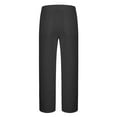 thumbnail image 4 of Brondbend Mens Slim Work Pants Comfortable Work Pants Men Straight Leg Stretch High Waist Zipper Pocket Button Trousers Solid Fashion Wrinkle-Free Trousers Classic Fit Party Suit Pants, 4 of 6