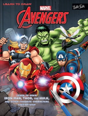 Pre-Owned Learn to Draw Marvel's the Avengers: Learn to Draw Iron Man, Thor, the Hulk, and Other Favorite Characters Step-By-Step (Paperback) 1633225127 9781633225121