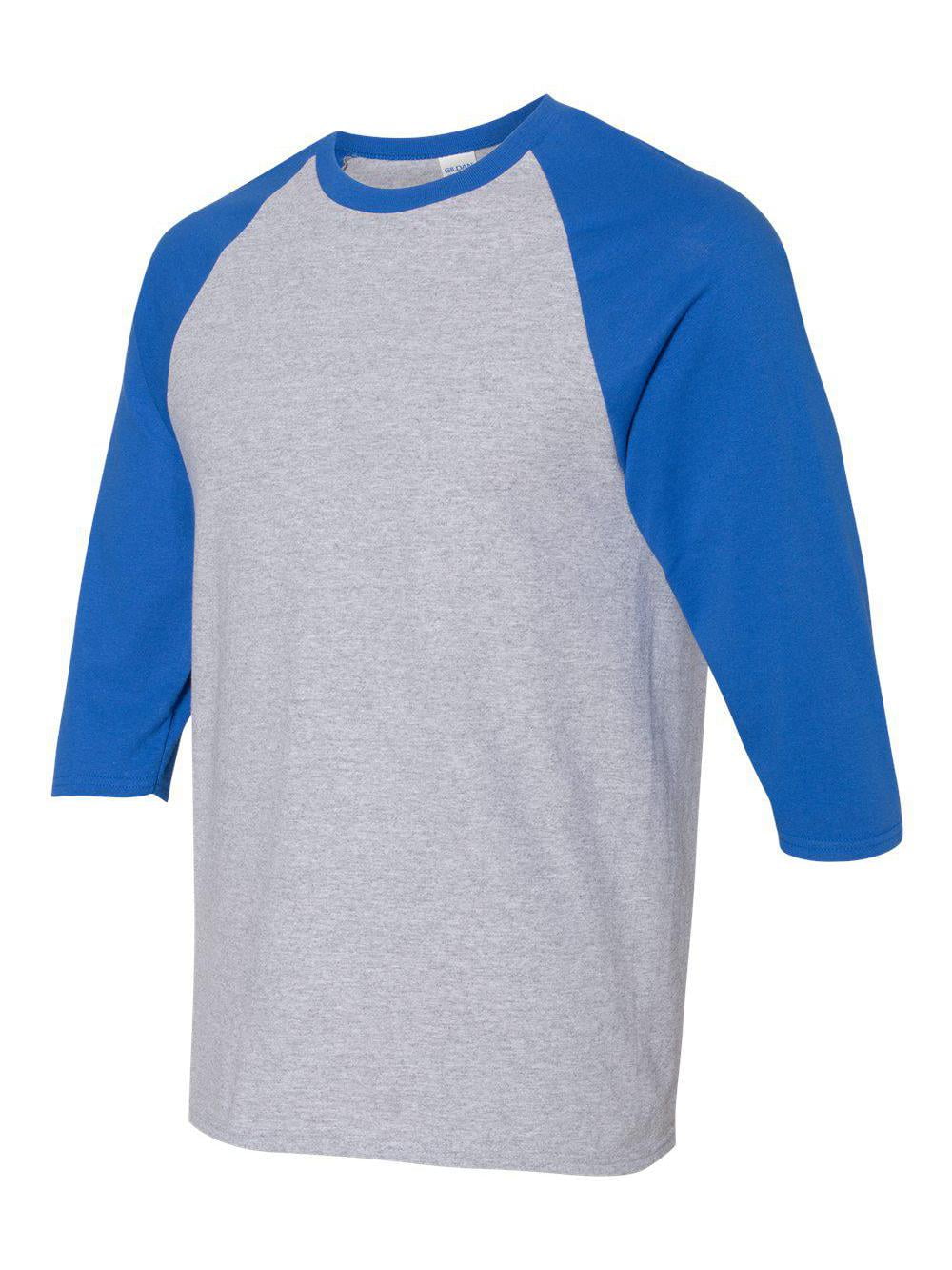 Gildan Heavy Cotton ThreeQuarter Raglan Sleeve Baseball TShirt