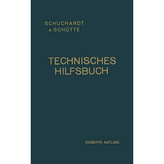 Technisches Hilfsbuch, (Paperback)