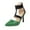 Green, variant on OAVQHLG3B Women's Shoes Back Zip Ankle Strap Sandals Super High Heel Pointed Toe Stilettos