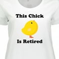 thumbnail image 4 of Inktastic Retirement Gift This Chick is Retired Women's Plus Size T-Shirt, 4 of 5