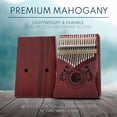 thumbnail image 2 of Piano Thumb UNOKKI Kalimba de 17 teclas en caoba con accesorios, 2 of 8