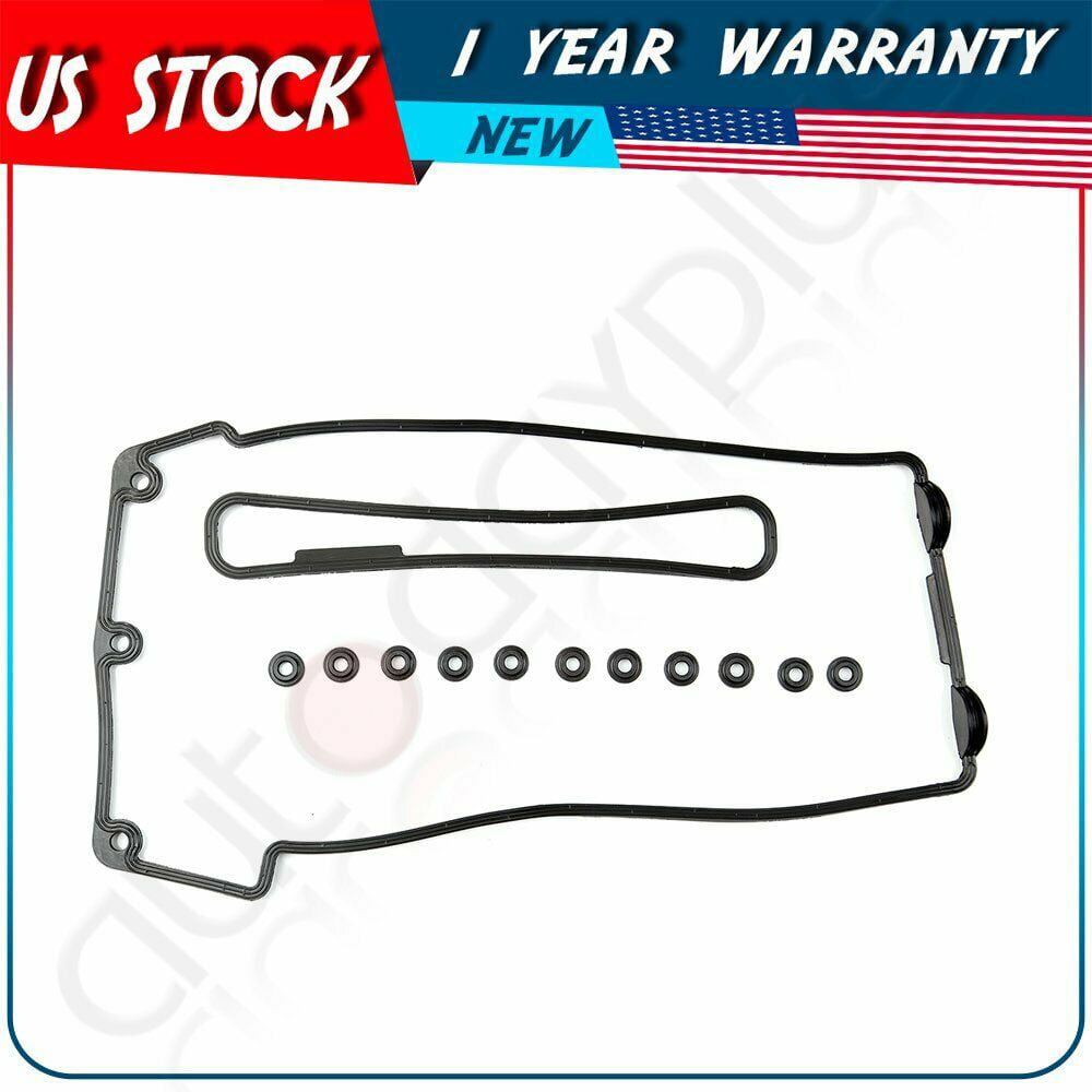 Left & Right Sides BMW E38 E39 E53 Valve Cover Gasket Set With Sealing Washers 