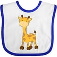thumbnail image 3 of Inktastic Cute Baby Giraffe Boys or Girls Baby Bib, 3 of 4