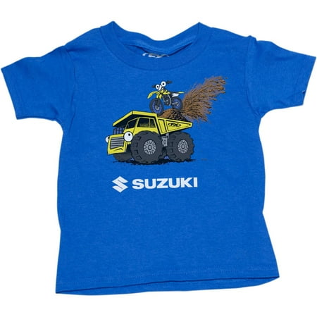 

Factory Effex compatible with Suzuki Earthmover Toddler T-Shirt (2T Blue)