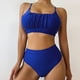 thumbnail image 1 of Traje de baño para mujer, moda, cómodo, color sólido, bikini, traje de baño de color liso para mujer, conjuntos de bikinis, trajes de baño para mujer, 1 of 8