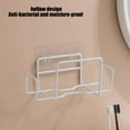 thumbnail image 4 of Hauiodp Gloves Box Holder, Tissue Box Shelf, Metal Glove Dispenser, Wall Mounted Tissue Box Holder for Kitchen, Cleaning Closet, Lab, Exam, Office, 4 of 6
