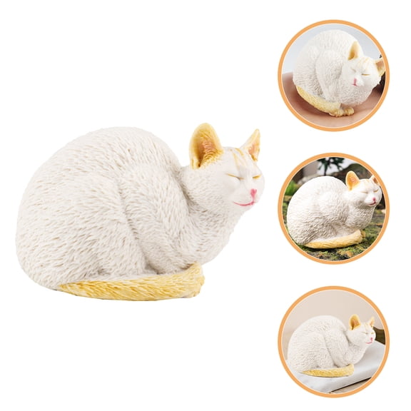 FRCOLOR Statues Garden Cat Statue Solar .00X4.80X4.00CM