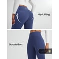 thumbnail image 5 of baleaf Women's Fleece Lined Leggings Thermal Tights Navy Blue S, 5 of 7