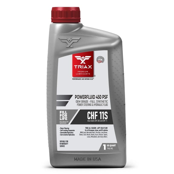 TRIAX Powerfluid 450 PSF Full Synthetic Power Steering Fluid, 1 Quart
