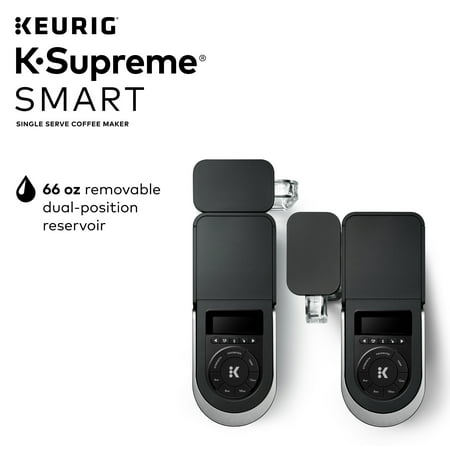 Keurig - K-Supreme SMART Single Serve Coffee Maker with WiFi Compatibility - Black