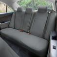 thumbnail image 2 of For 2012-2017 Toyota Camry LE | SE | XSE | XLE FH Group Faux Leather Car Seat Covers - Rear Set Solid Gray, 2 of 5