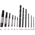 thumbnail image 2 of Black Oxide Finish Screw Extractor Set, Chrome-Molybdenum Steel for Enhanced Durability, Includes #1 to #6 Sizes, Easy to Carry Case for Convenient Storage, 2 of 7