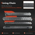 thumbnail image 3 of A-Premium 13PCS Engine Timing Chain Kit W/Tensioner & Guide & Crank Sprocket [fits DOHC, 8Cyl 5.0L] Compatible with Ford F-150 2011-2015, Mustang 2011-2015, Replace# C9128, S1289, 9-5740, 9-5736, 3 of 8