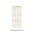 thumbnail image 3 of Room divider, entryway curtain, rose thread beaded curtain, tassel embellished, 39x79in full length, for bedroom closet hallway living room home aesthetic decor, 3 of 6