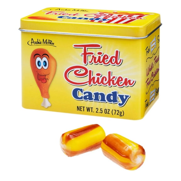 Fried Chicken Flavored Candy - In Collectible Tin!