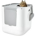 Modkat XL Litter Box Extra Large Cat Litter Box with Top & Front