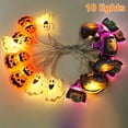 thumbnail image 4 of Luces Hadas para Exteriores Lámpara Cadena LED Con Pilas Halloween, 4 of 9